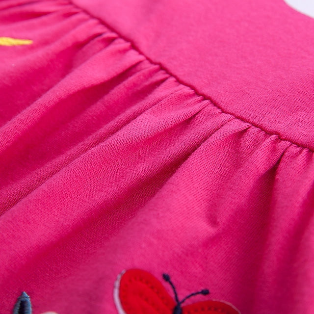 Girls' Unicorn Rainbow Flower Dress Kids' Clothing - DailySale