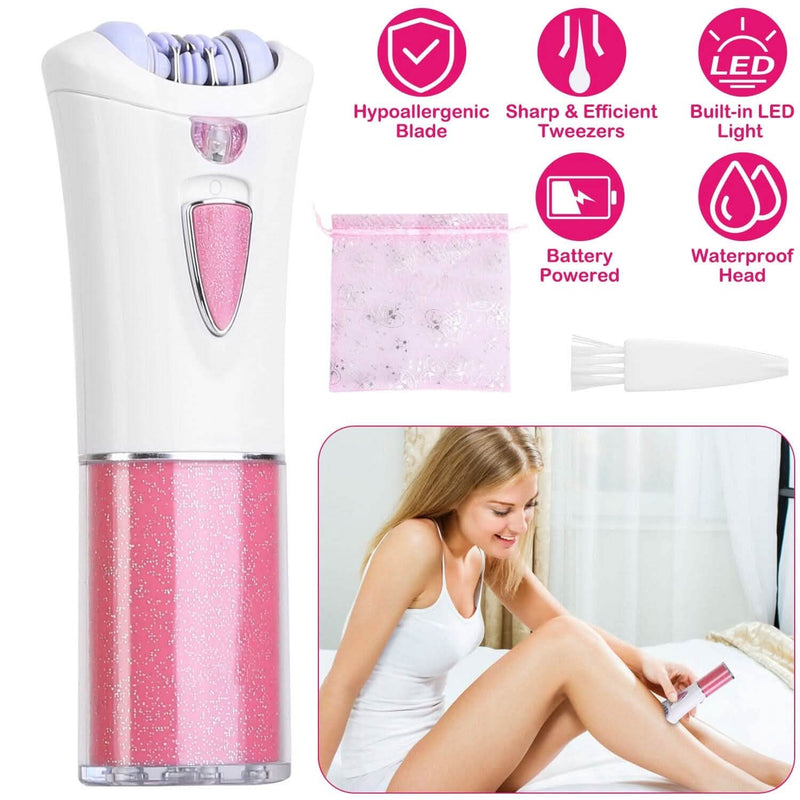 Glide Epilator Women Shaver Facial Body Hair Remover Beauty & Personal Care - DailySale