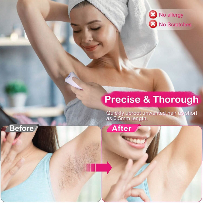 Glide Epilator Women Shaver Facial Body Hair Remover Beauty & Personal Care - DailySale