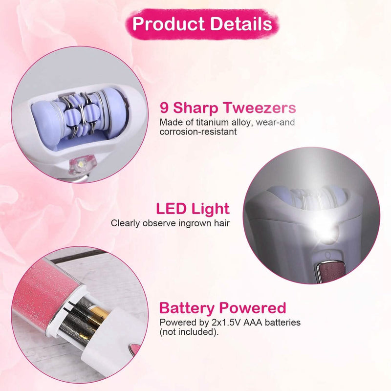 Glide Epilator Women Shaver Facial Body Hair Remover Beauty & Personal Care - DailySale