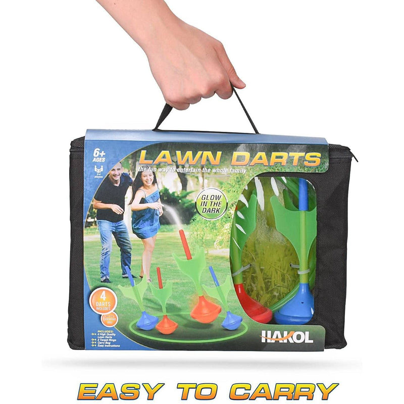 Glow in The Dark Lawn Darts Game Outdoor Backyard Toy for Kids & Adults Toys & Games - DailySale
