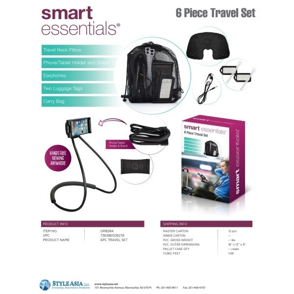 6-Piece Set: Smart Essentials Travel Set - DailySale, Inc