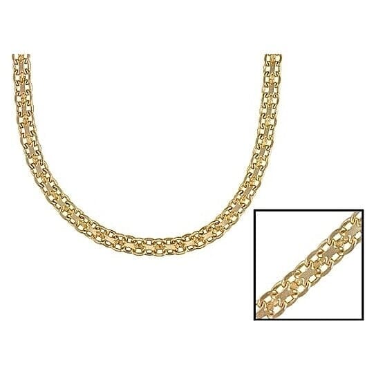 Gold Filled High Polish Finish Bismark Chain 20'' Necklaces - DailySale