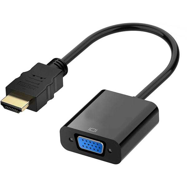 Gold Plated HDMI to VGA Adapter Computer Accessories 1-Piece - DailySale