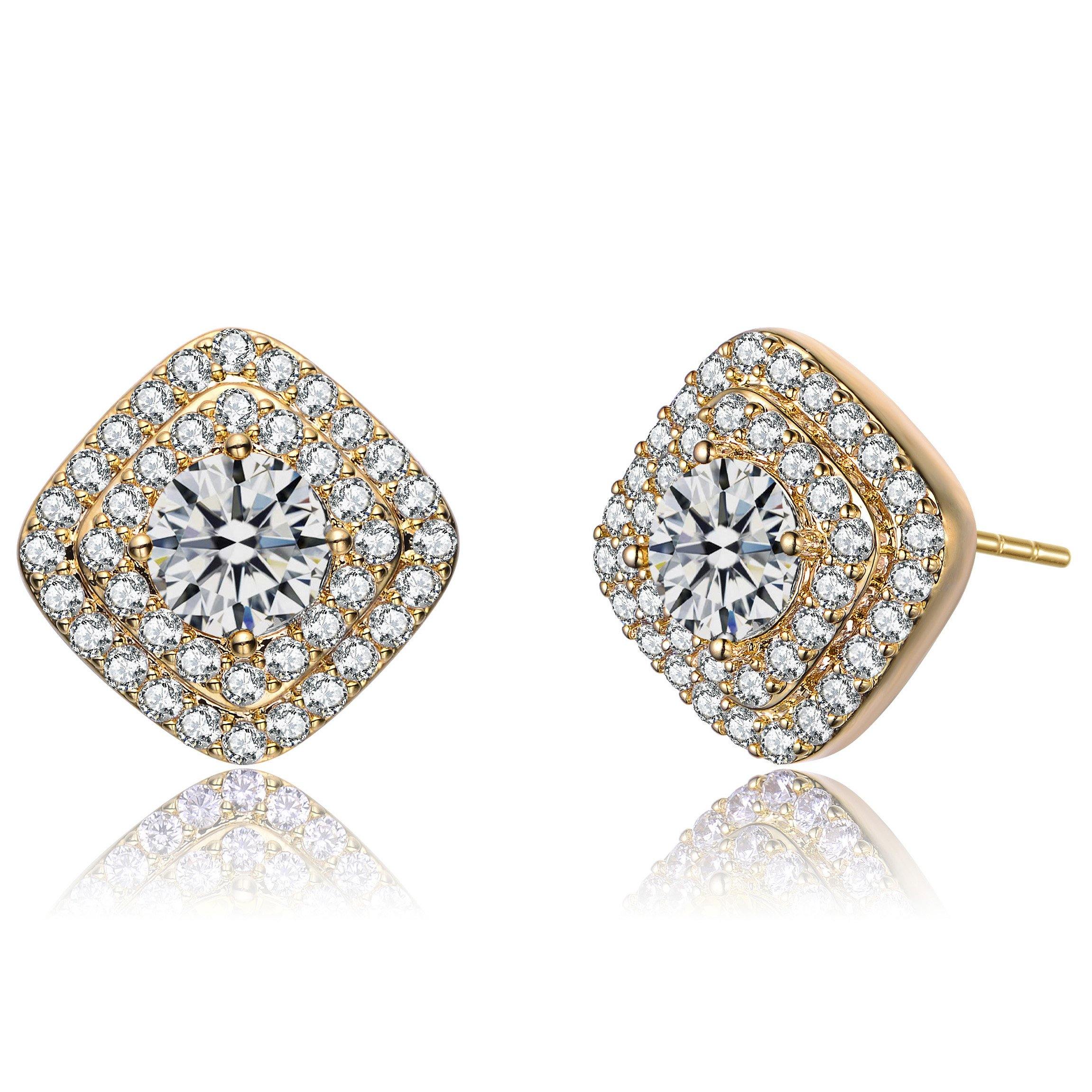 Gold Plated Stud Earrings Earrings - DailySale