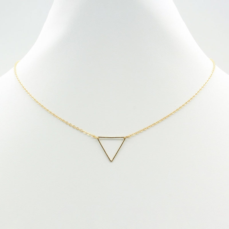 Gold Triangle Pendant Necklace Necklaces - DailySale