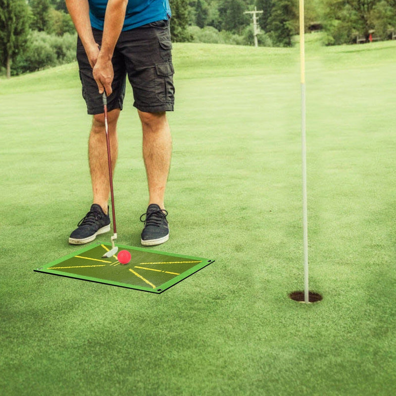Golf Training Mat for Swing Detection Batting Path Feedback Sports & Outdoors - DailySale