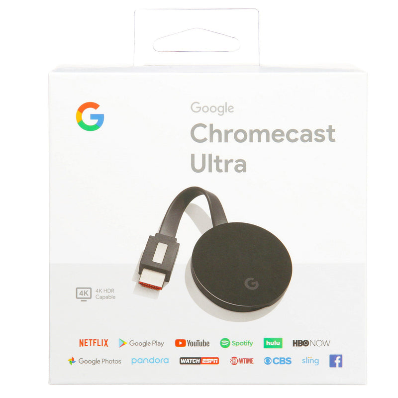 Google Chromecast Ultra - 4K Ultra HD Streaming Camera, TV & Video - DailySale