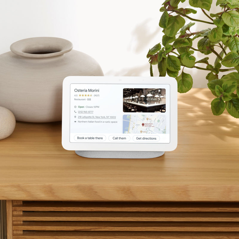Google Nest Hub with Google Assistant 2nd Gen - Chalk Tablets - DailySale