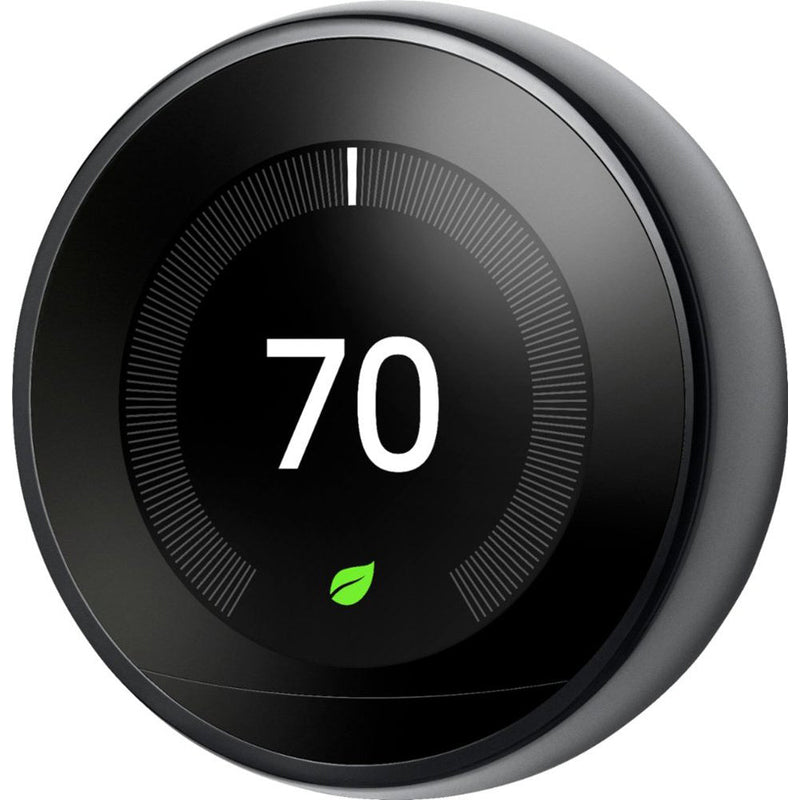 Google - Nest - Learning Thermostat (3rd Generation) Household Appliances Black - DailySale