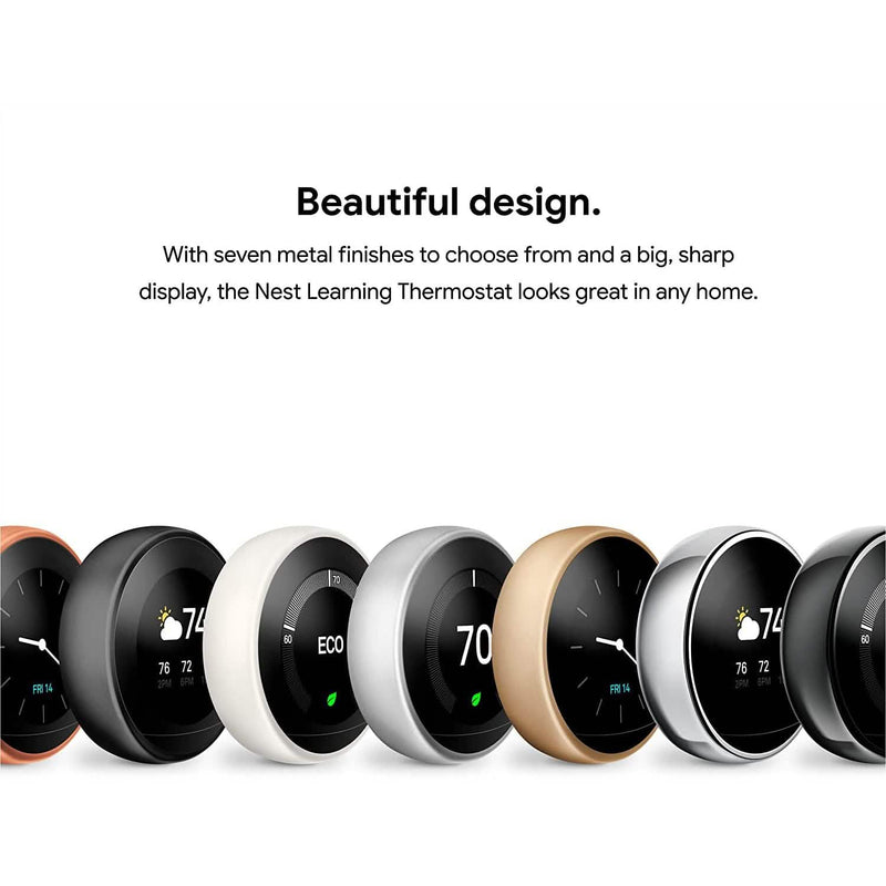 Google - Nest - Learning Thermostat (3rd Generation) Household Appliances - DailySale