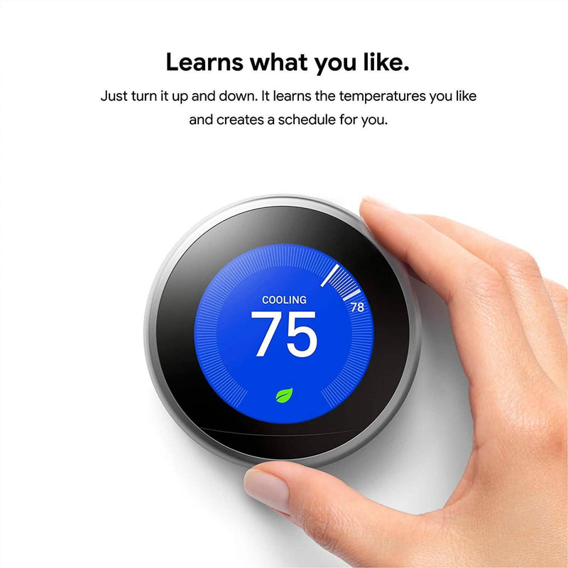 Google - Nest - Learning Thermostat (3rd Generation) Household Appliances - DailySale