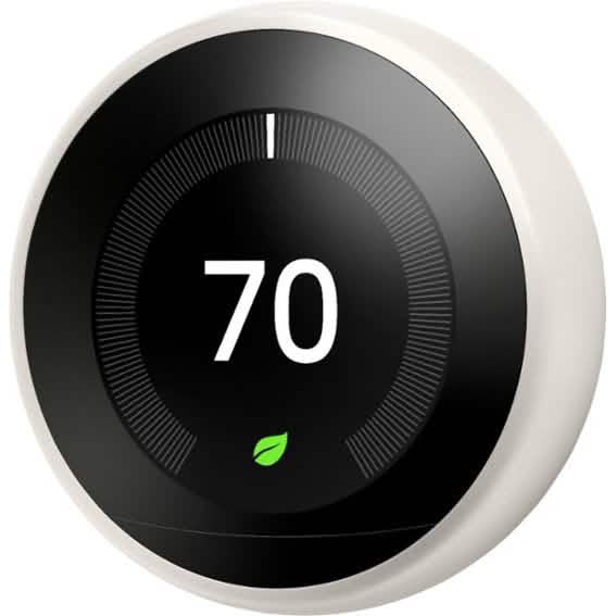 Google - Nest - Learning Thermostat (3rd Generation) Household Appliances White - DailySale