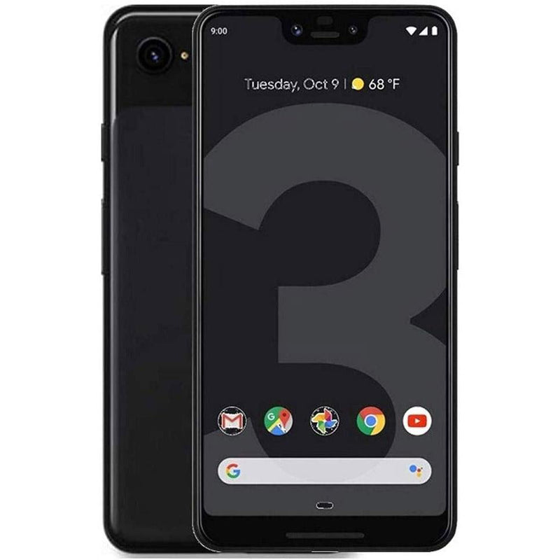 Google Pixel 3 XL Cell Phones Black 64GB - DailySale