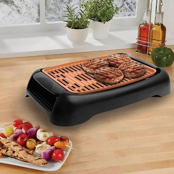 Kitchen HQ Smokeless Indoor Electric Barbecue Grill - Refurbished