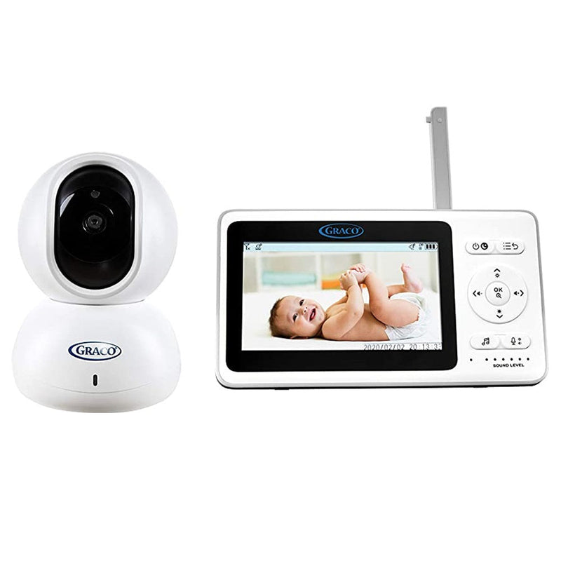 Graco® Baby Monitor with LED Screen in White Cameras & Surveillance - DailySale