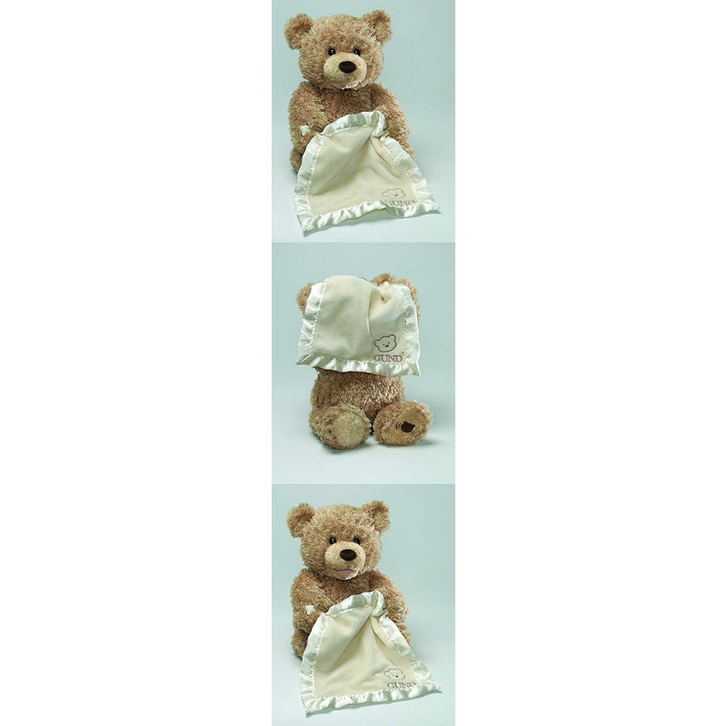 GUND Peek-A-Boo 11.5" Teddy Bear Animated Stuffed Animal Plush Toys & Games - DailySale