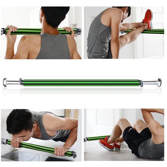 Gym Pull Up Doorway Chin Up Fitness Exercise Trainer Bar Wellness & Fitness - DailySale