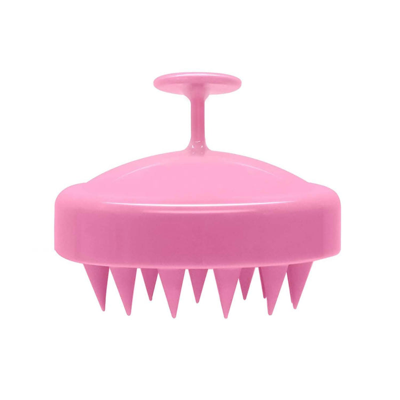 Hair Shampoo Brush with Soft Silicone Scalp Massager Beauty & Personal Care Rose Pink - DailySale