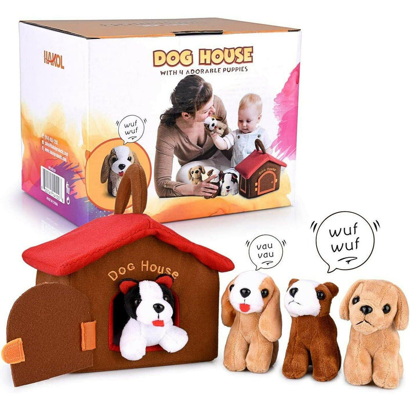 Hakol Dog House With Puppies Toy Set Toys & Games - DailySale