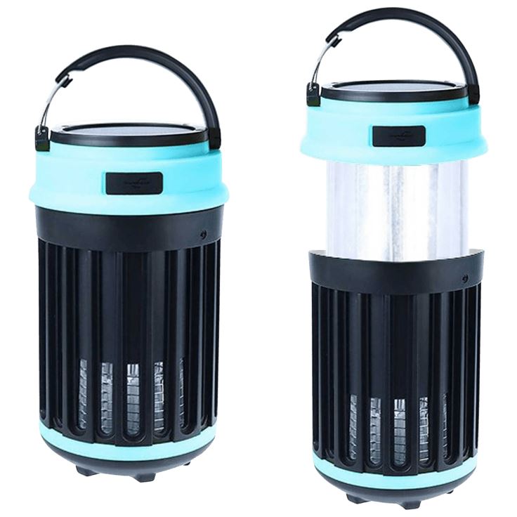 Hakol Outdoor Solar Powered LED Rechargeable Mosquito Zapper Lantern Sports & Outdoors - DailySale