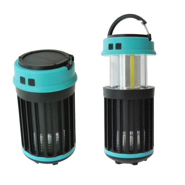Hakol Outdoor Solar Powered LED Rechargeable Mosquito Zapper Lantern Sports & Outdoors - DailySale