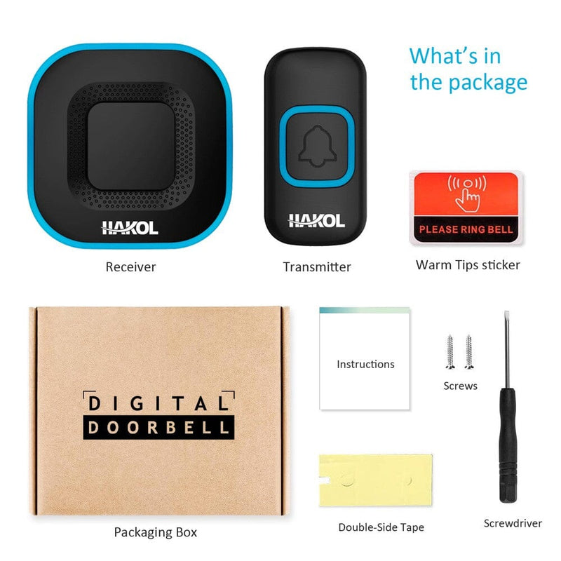 Hakol Wireless Door Bell Smart Home & Security - DailySale