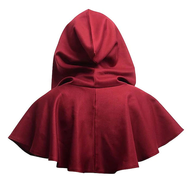 Halloween Cosplay Costume Cape Hat Holiday Decor & Apparel Dark Red - DailySale