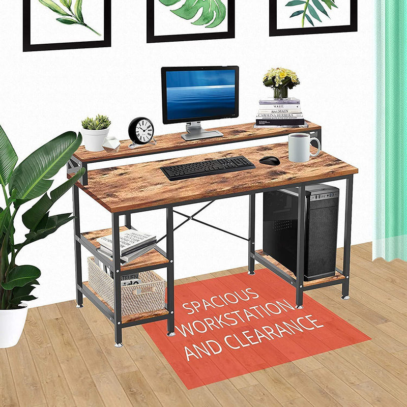 Halter 50-Inch Modern Office Desk with Storage Computer Accessories - DailySale