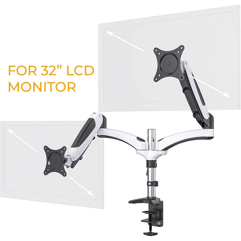 Halter Dual LCD Adjustable Monitor Stand Computer Accessories - DailySale