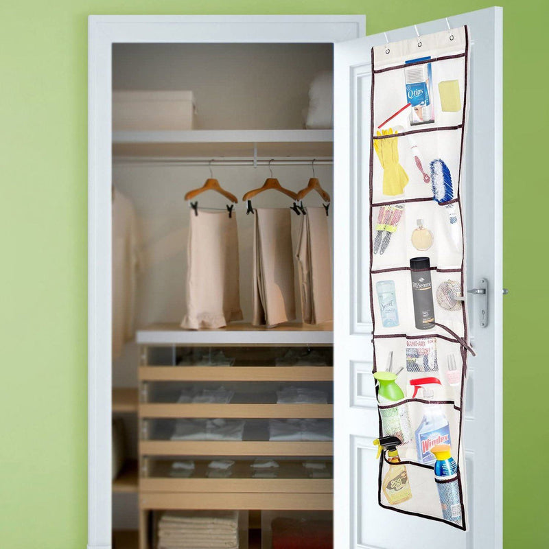 Halter Over the Door 42 Pocket Organizer Multi-Purpose Teenage Storage Solution Closet & Storage - DailySale