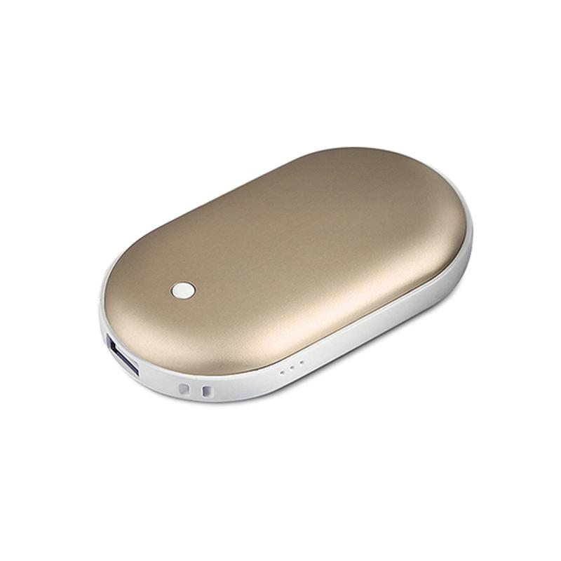 Hand Warmer with Mobile Power Bank Mobile Accessories Gold - DailySale