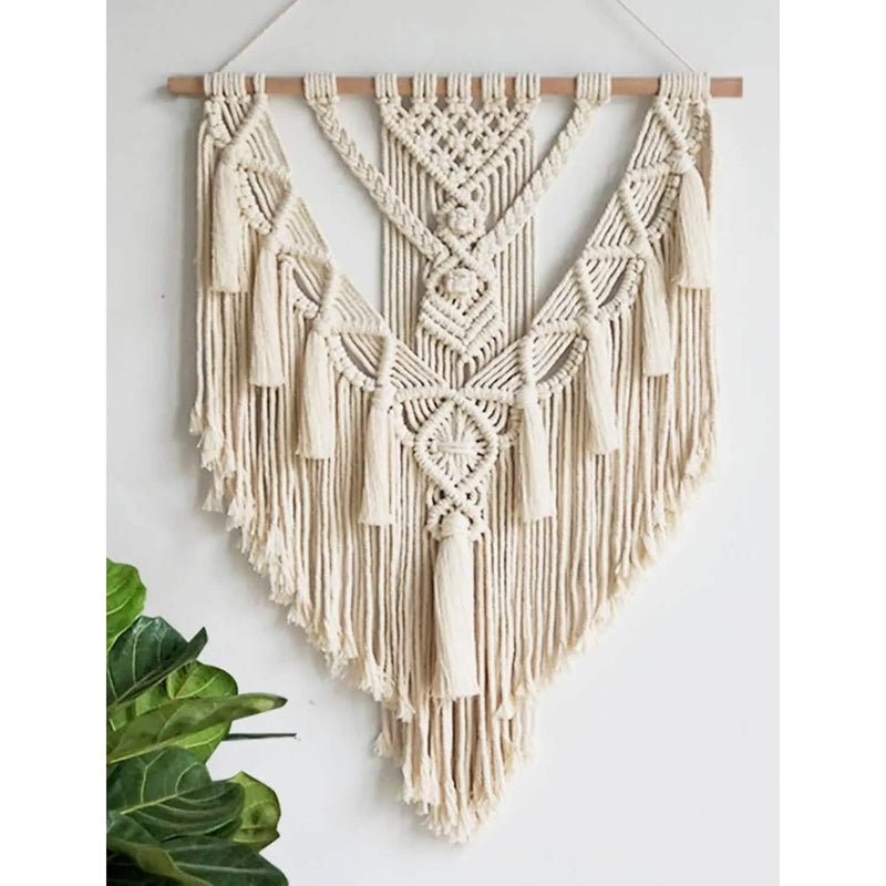 Hand Woven Lace Wall Hanging Bohemian Boho Art Decor Furniture & Decor - DailySale