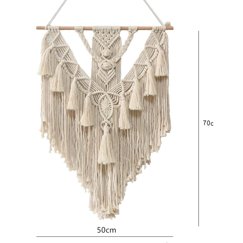Hand Woven Lace Wall Hanging Bohemian Boho Art Decor Furniture & Decor - DailySale