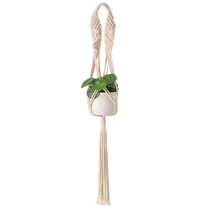 Hand Woven Macrame Tapestry Plant Hanger Holder Furniture & Decor D - DailySale