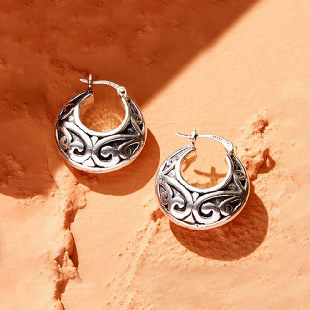 Handcrafted Sterling Silver Hoop Earrings by Verona Jewelry - DailySale