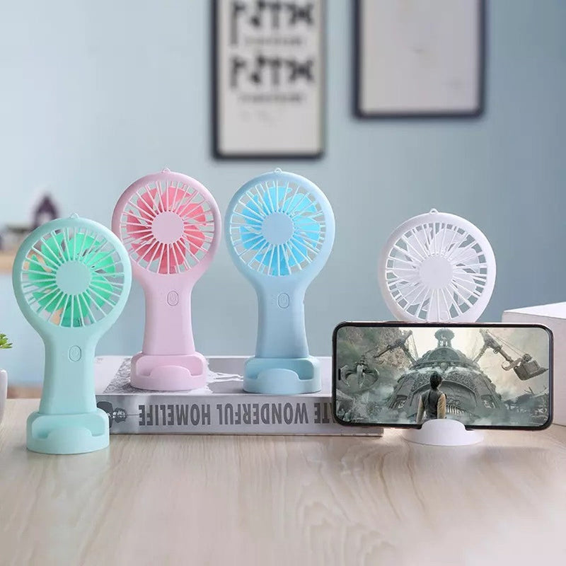 Handheld Fan Battery Operated USB Rechargeable Everything Else - DailySale
