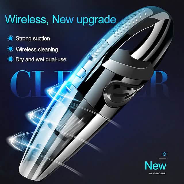 Handheld Rechargeable Wireless Car Vacuum Automotive - DailySale