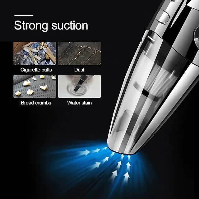 Handheld Rechargeable Wireless Car Vacuum Automotive - DailySale