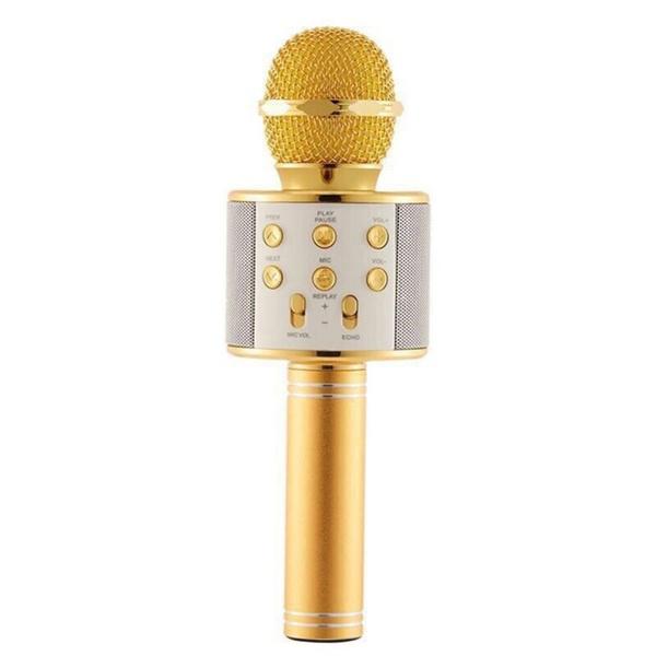 Handheld Wireless Bluetooth Microphone Everything Else Gold - DailySale
