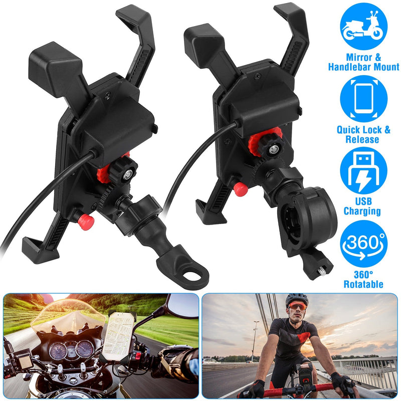Handlebar Mirror Mobile Phone Holder Mobile Accessories - DailySale