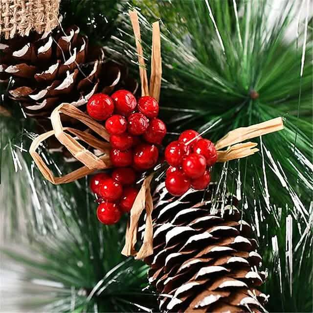 Handmade Christmas Decorative Wreaths Holiday Decor & Apparel - DailySale