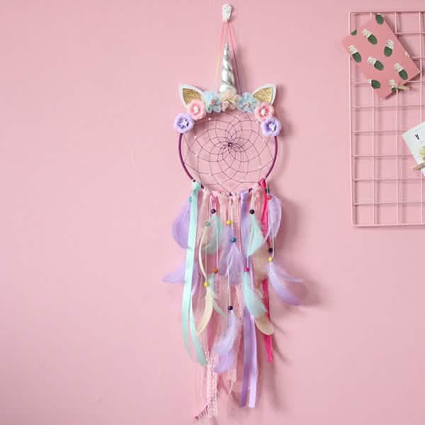Handmade Feather Dream Catcher Wall Hanging Decoration Furniture & Decor - DailySale