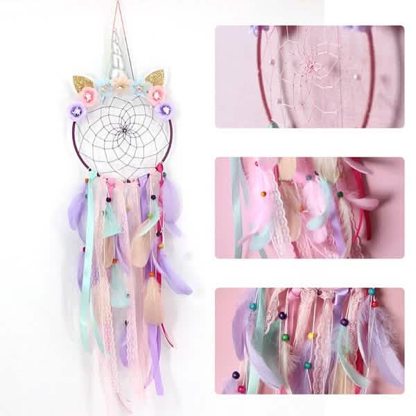 Handmade Feather Dream Catcher Wall Hanging Decoration Furniture & Decor - DailySale