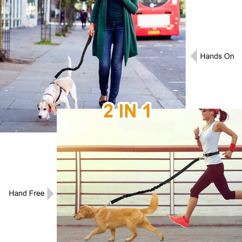 Hands Free Dogs Leash Waist Belt Pet Supplies - DailySale