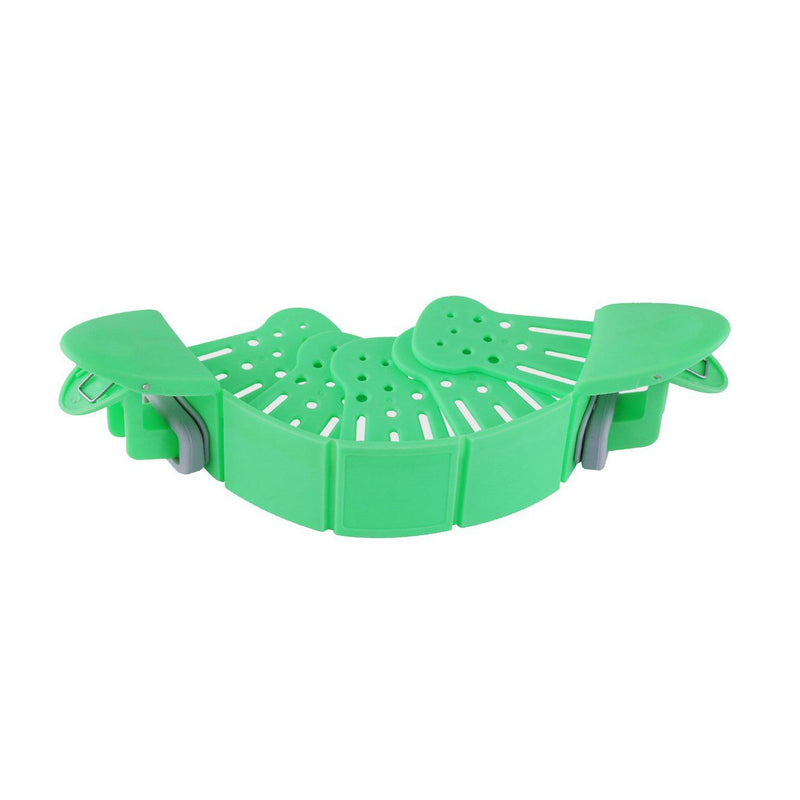 Hands-Free Easy Clip On Strainer Kitchen & Dining Green - DailySale