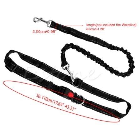 Hands Free Running Bungee Dog Leash - Assorted Colors Pet Supplies - DailySale