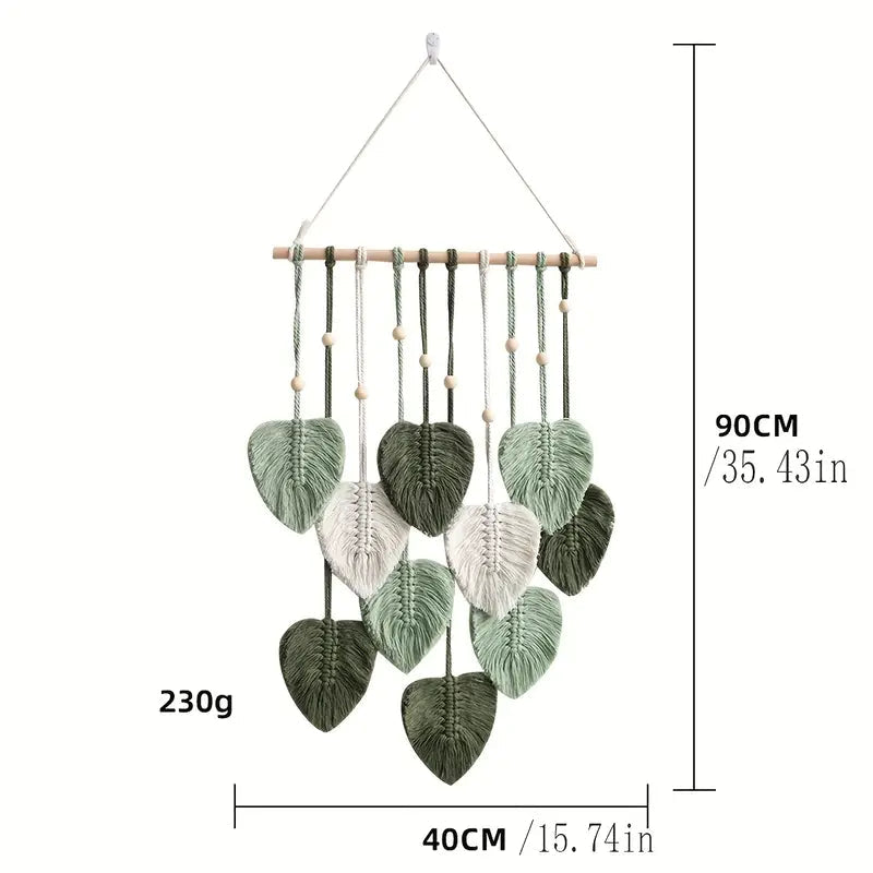 Feather Wall Hanging Tapestry Hand Woven Tapestry Wall Hanger