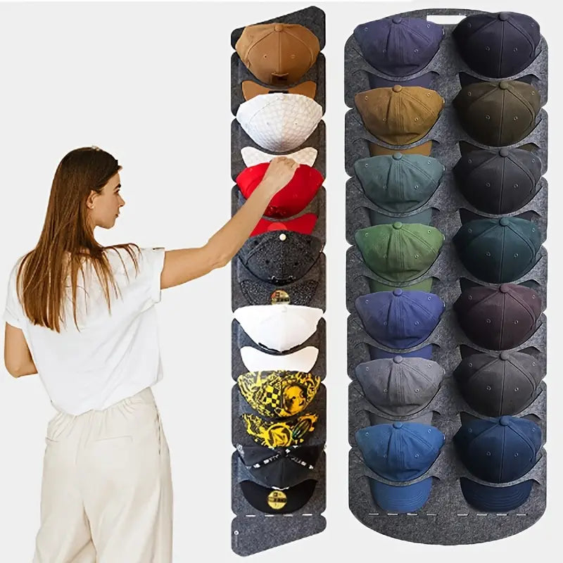 Hanging Hat Organizers For Baseball Cap Felt Storage Holders Closet & Storage - DailySale