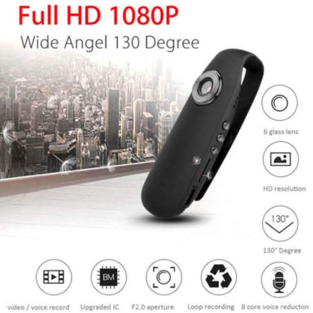 HD 1080P 130 Mini Camcorder Dash Cam Police Body Motorcycle Bike Motion Camera Cameras & Drones - DailySale